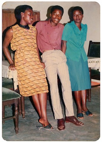 From a Nshindi family photo album. Photographer unknown. Kinshasa, D.R.C., c. 1990.
