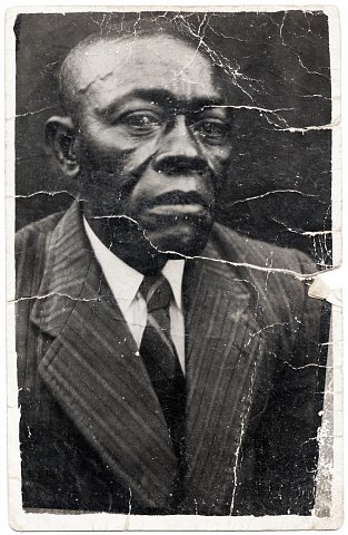 From a Nshindi family photo album. Photographer unknown. Kinshasa, D.R.C., c. 1975.